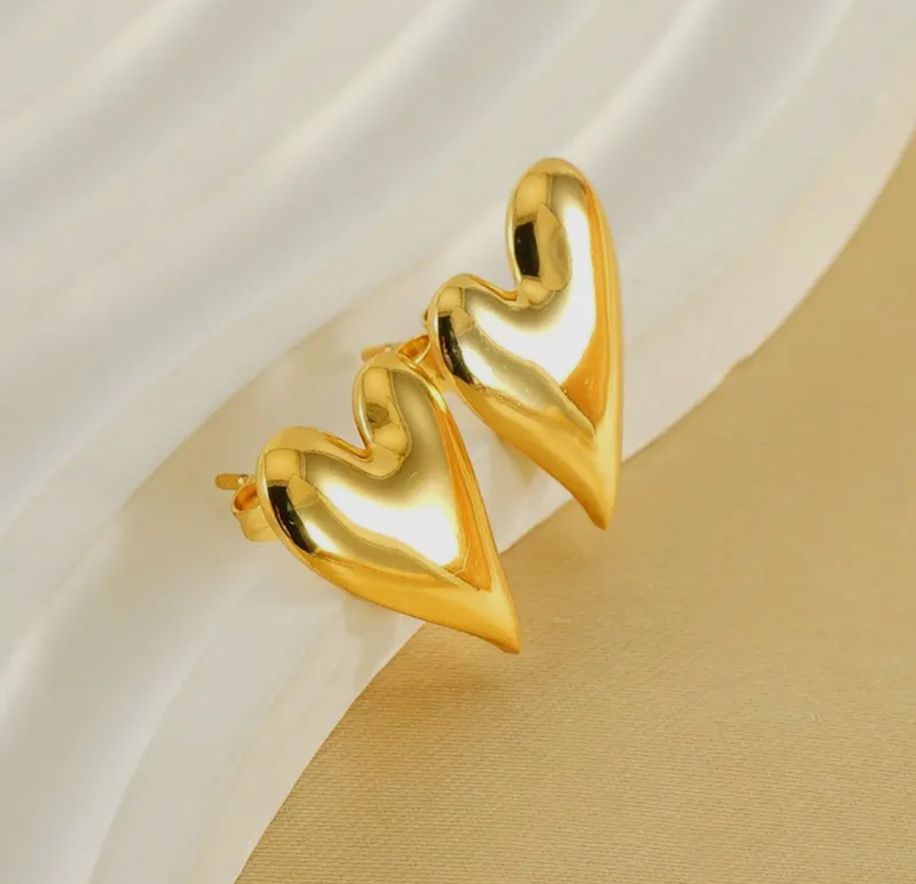 Heart Stud Earrings