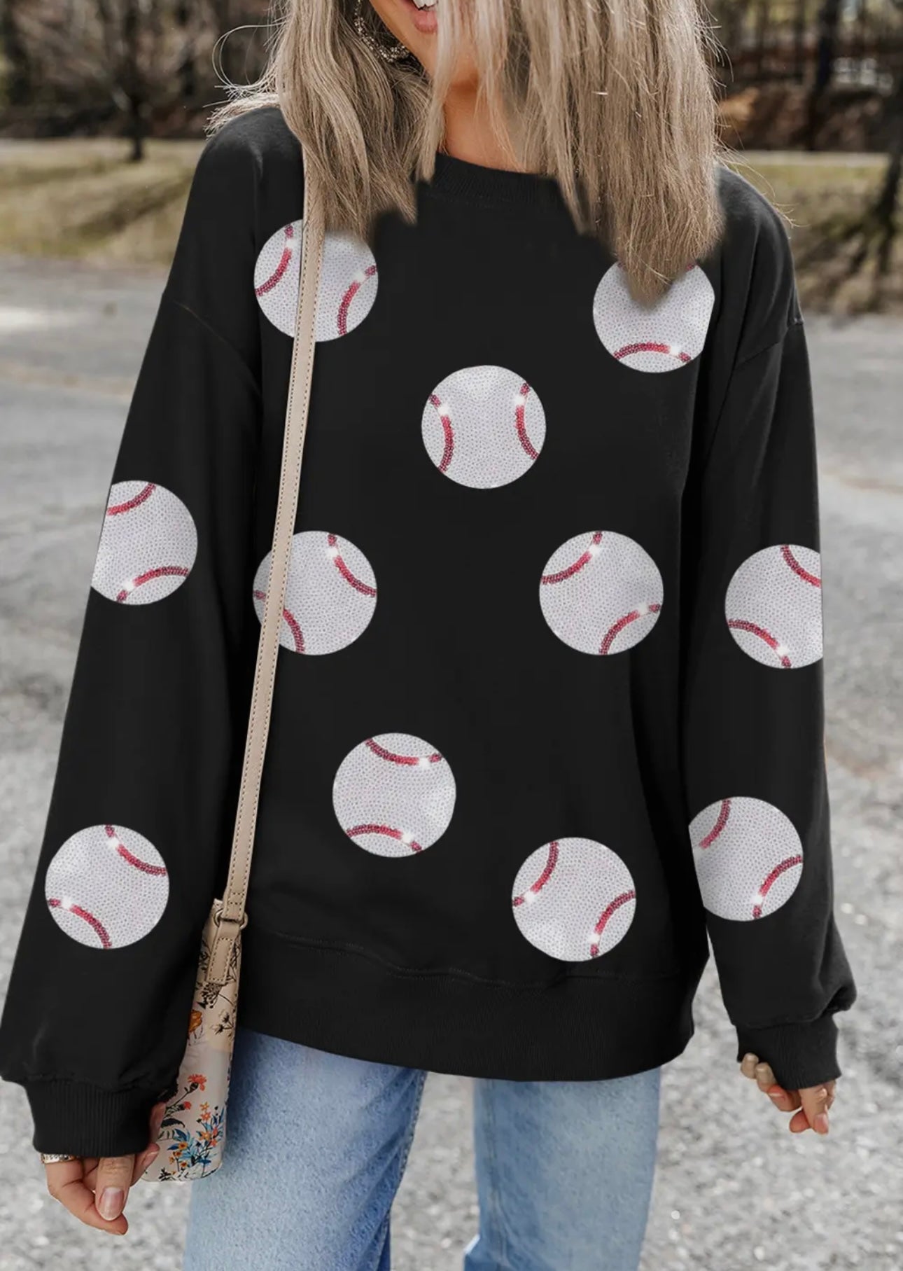 Fancy Baseball Pullover