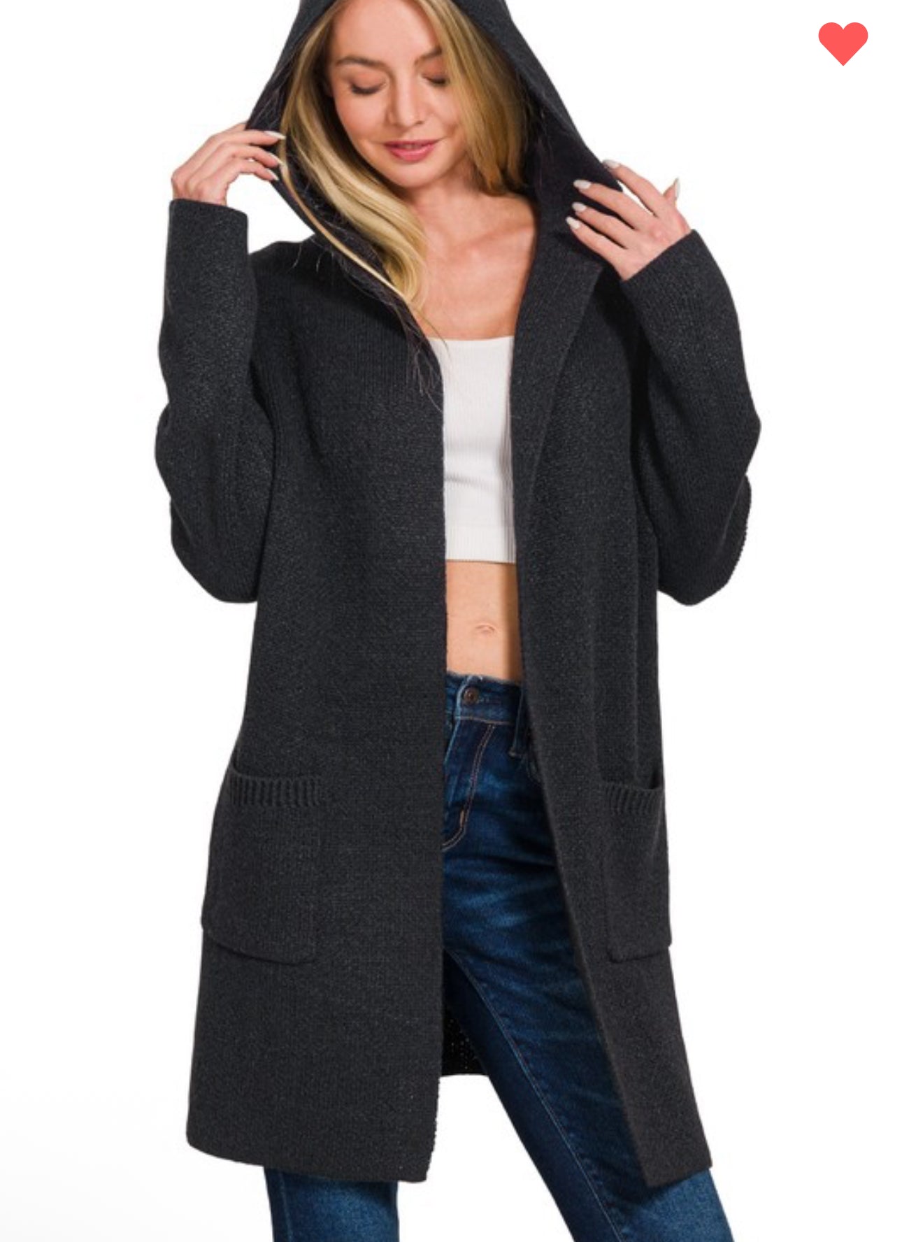 Hooded Cardigan