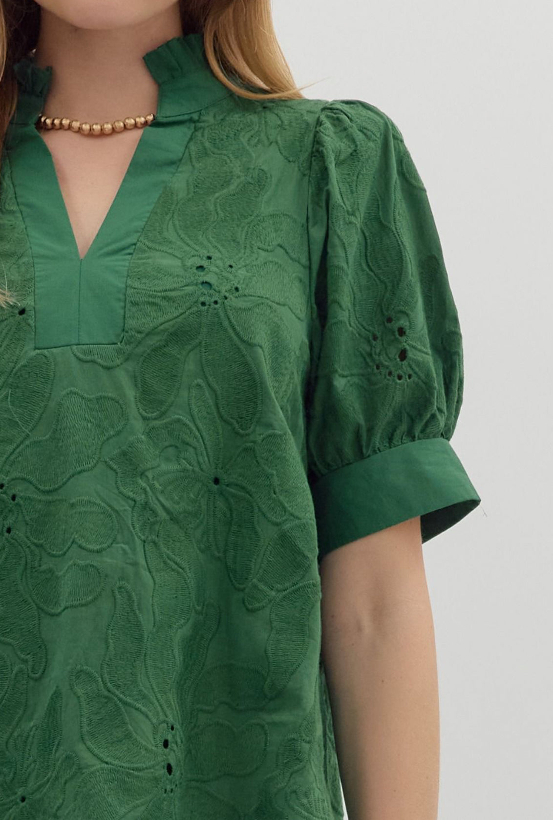 Poinsettia Blouse