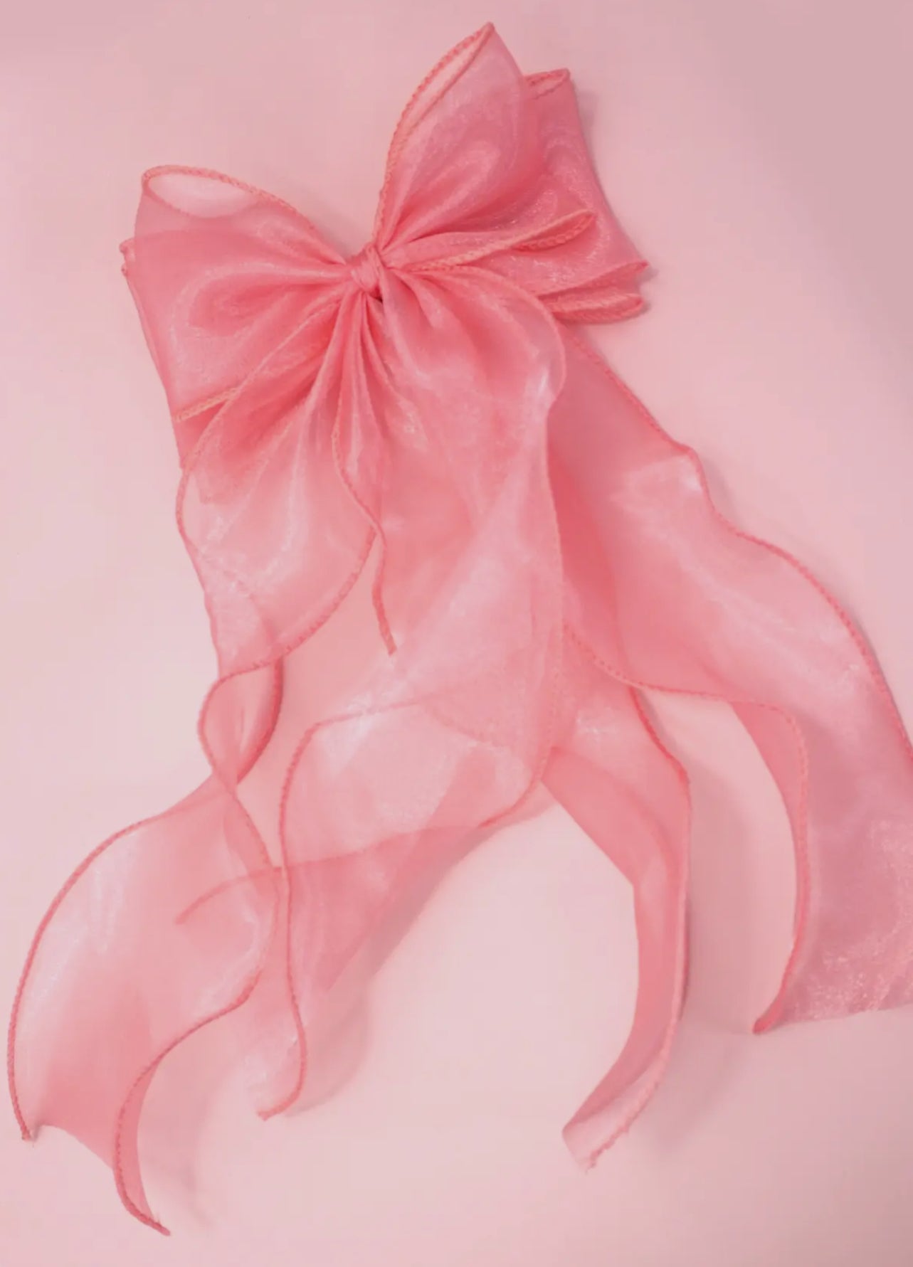 Pink Shimmer Bow