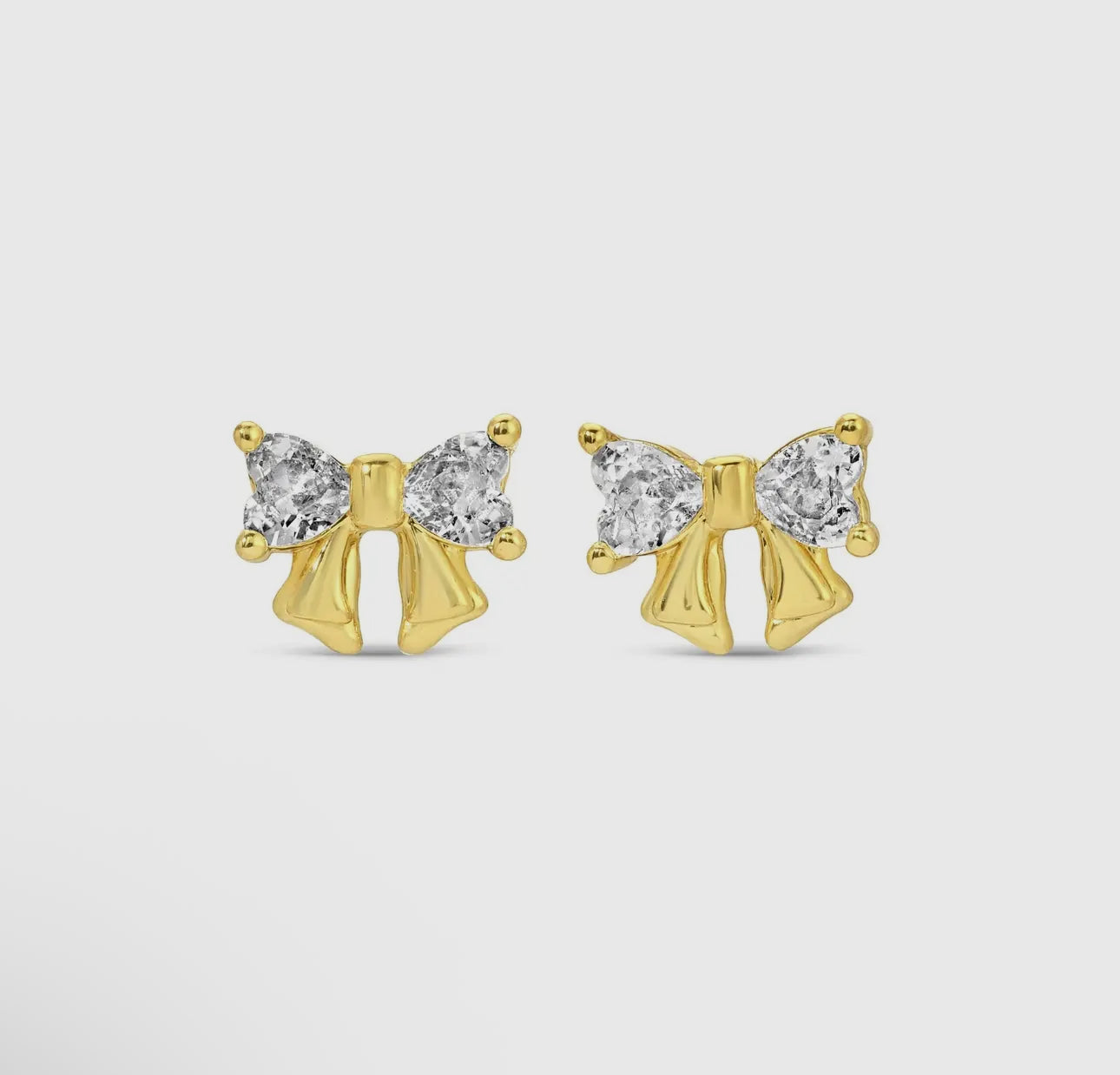 Tiny Baguette Stud Earrings