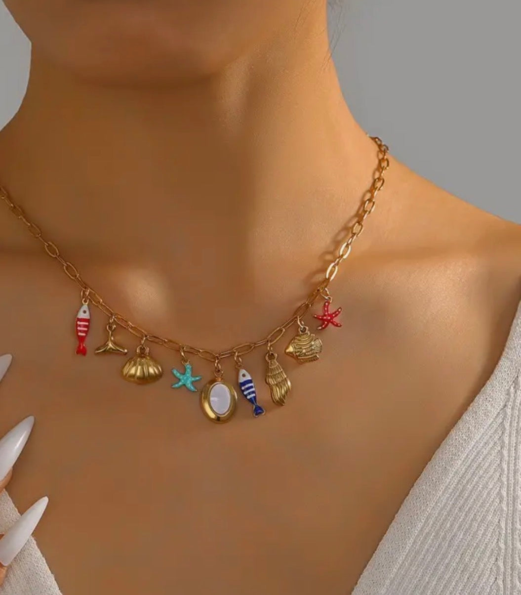 Costal Charm Necklace