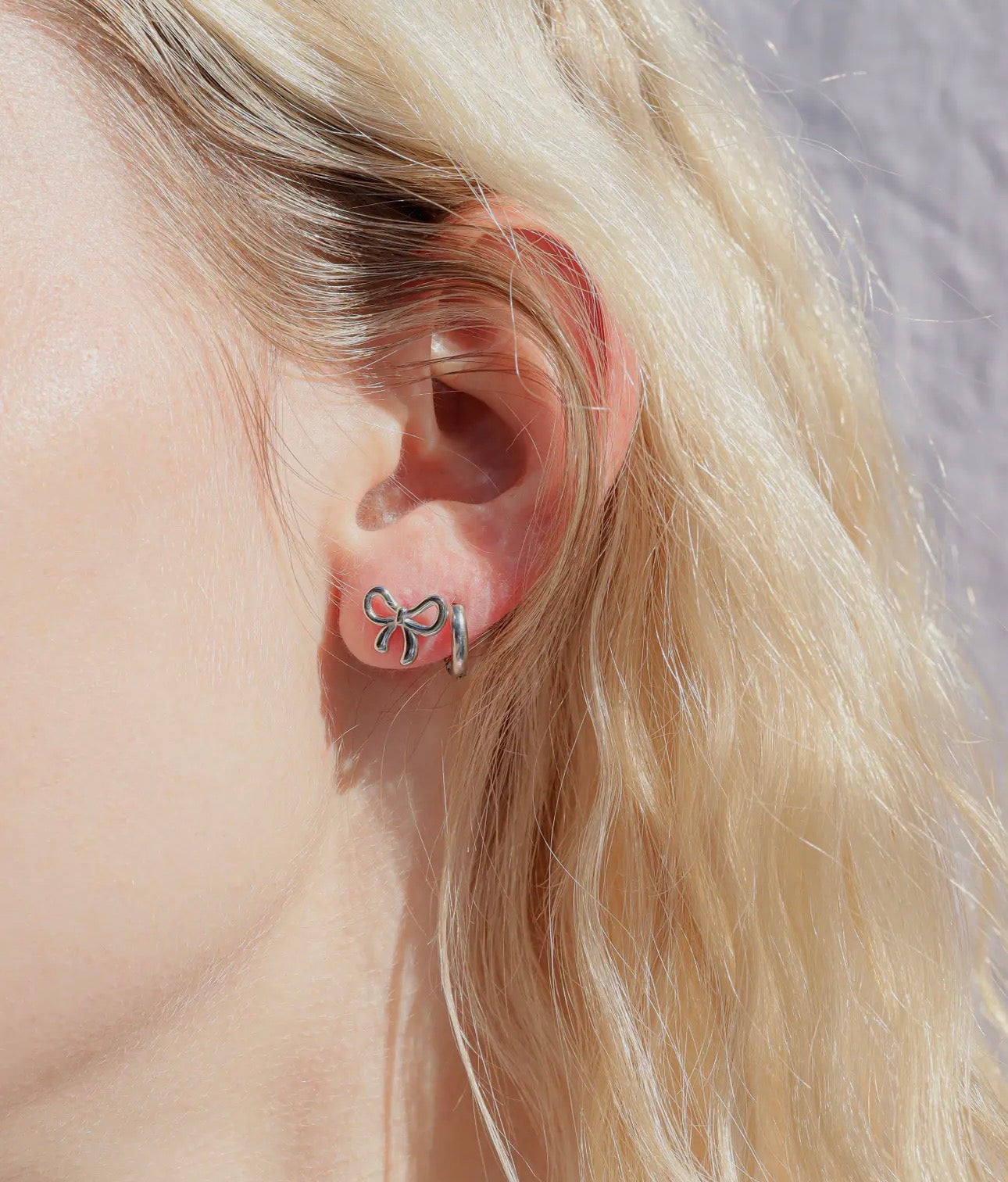 Mini Bow Stud Earrings