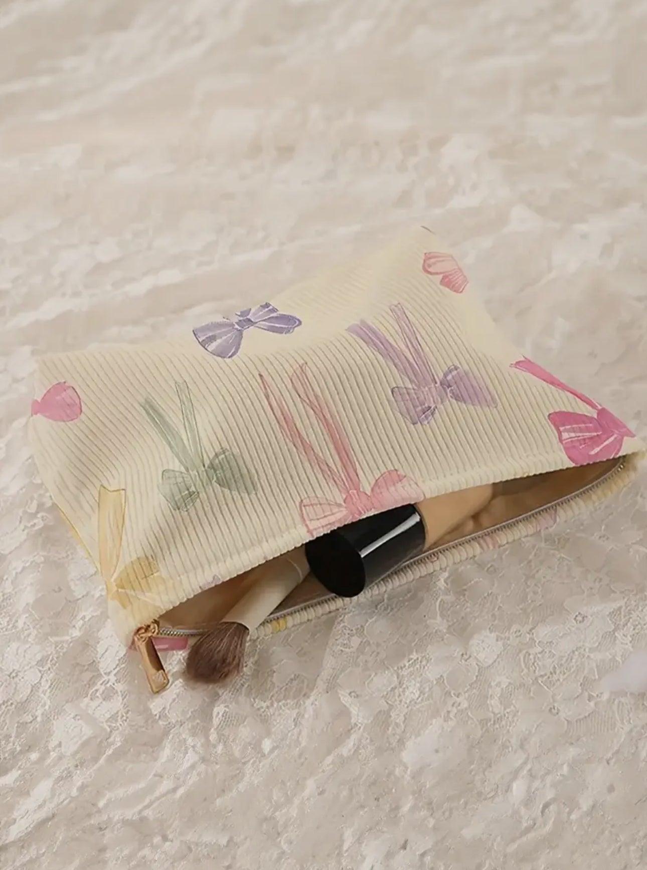 Bow Zipper Pouch