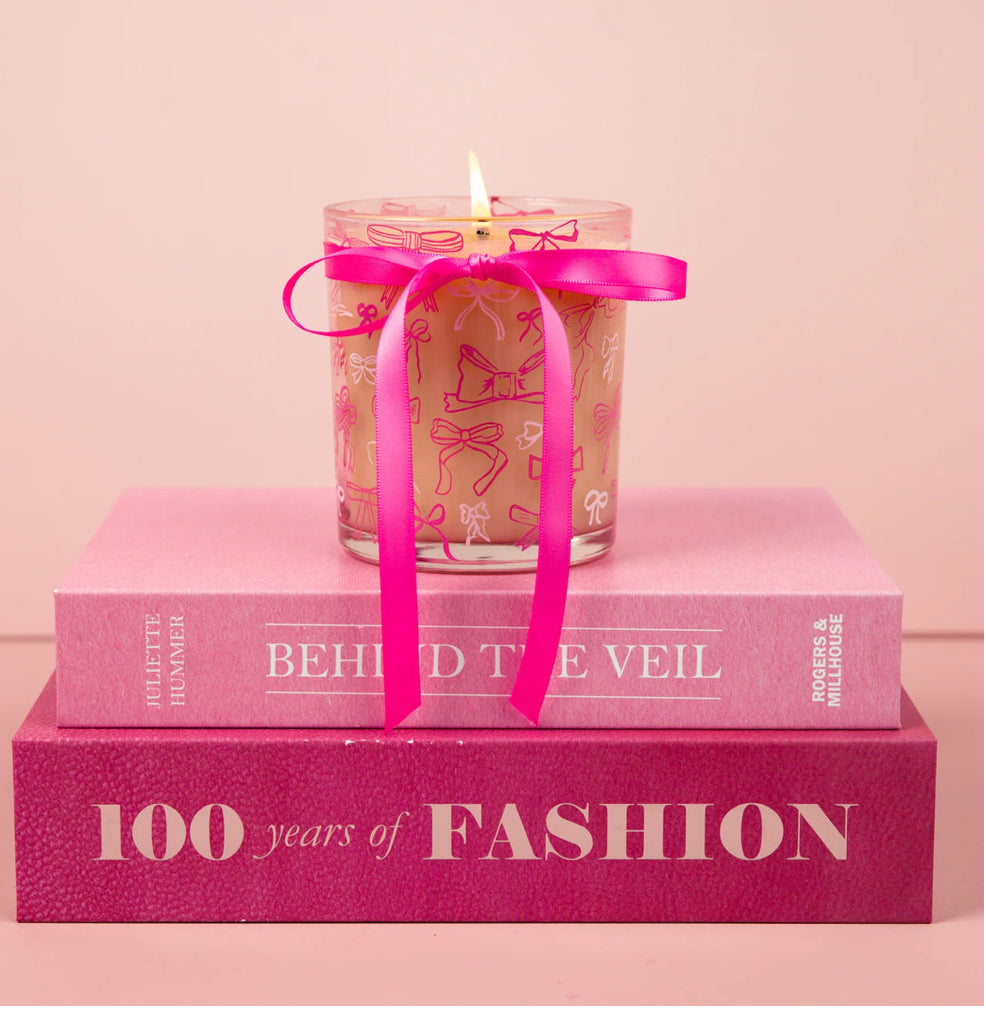 Sweet Grace Pink Bow Candle