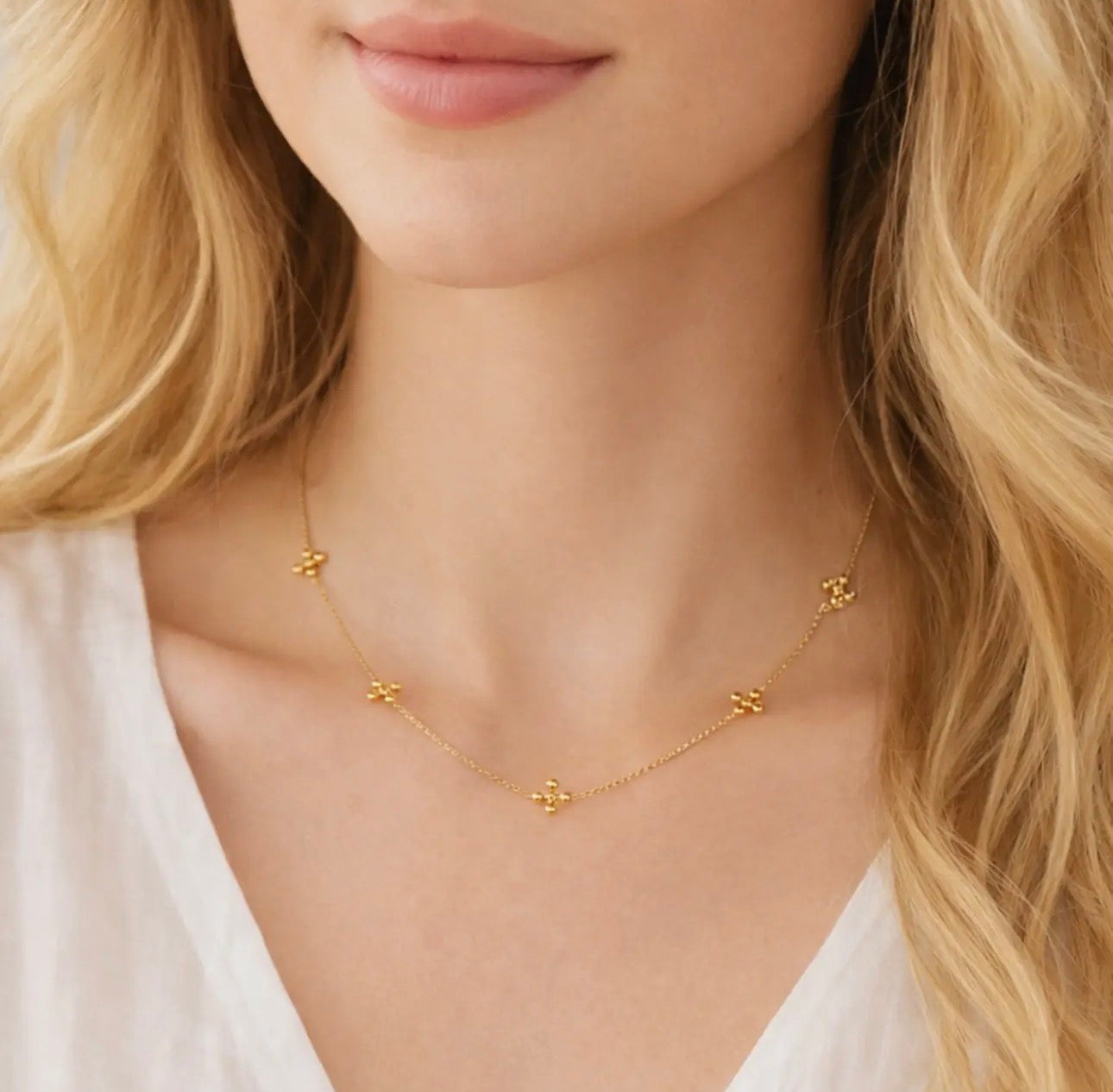 Dottie Cross Necklace