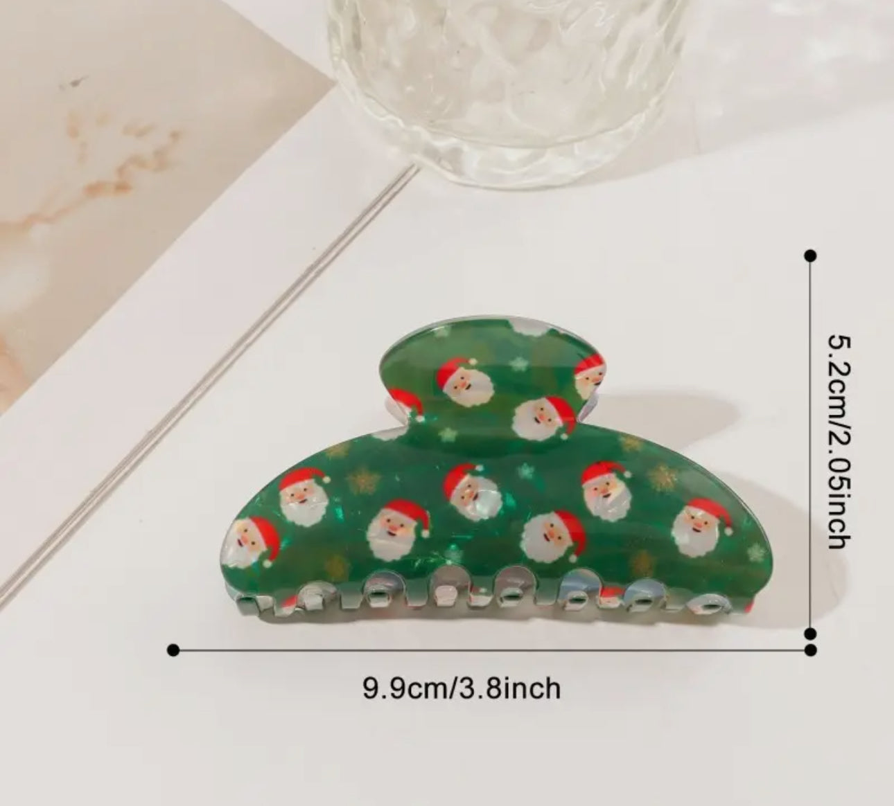 Christmas Hair Claw Clip