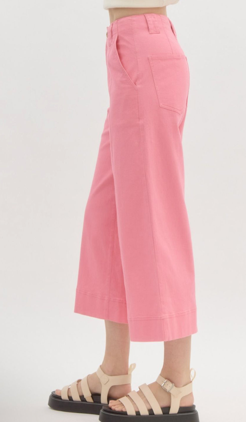 Wide Leg Crop Pants