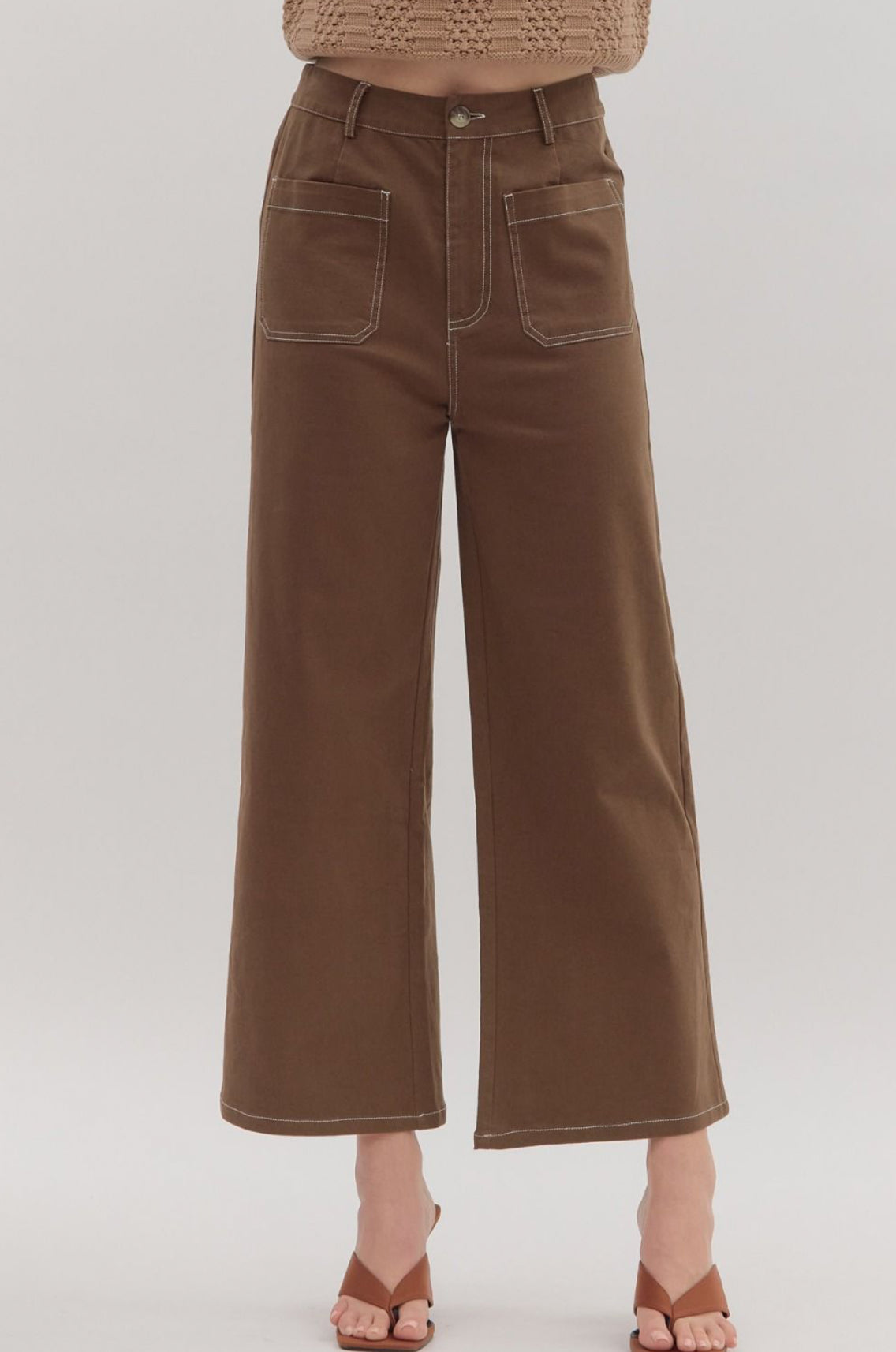 Wide Leg Trousers
