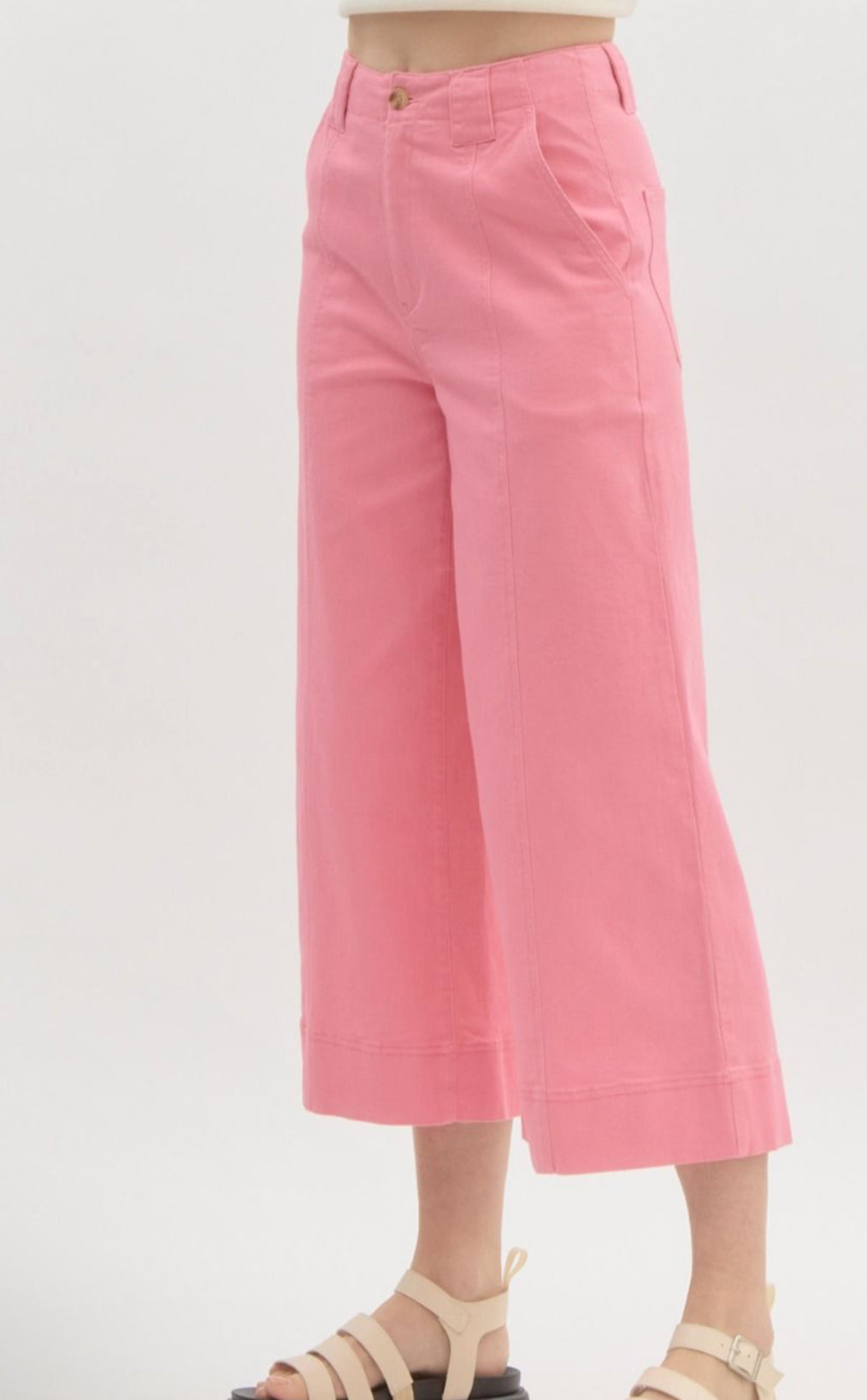 Wide Leg Crop Pants