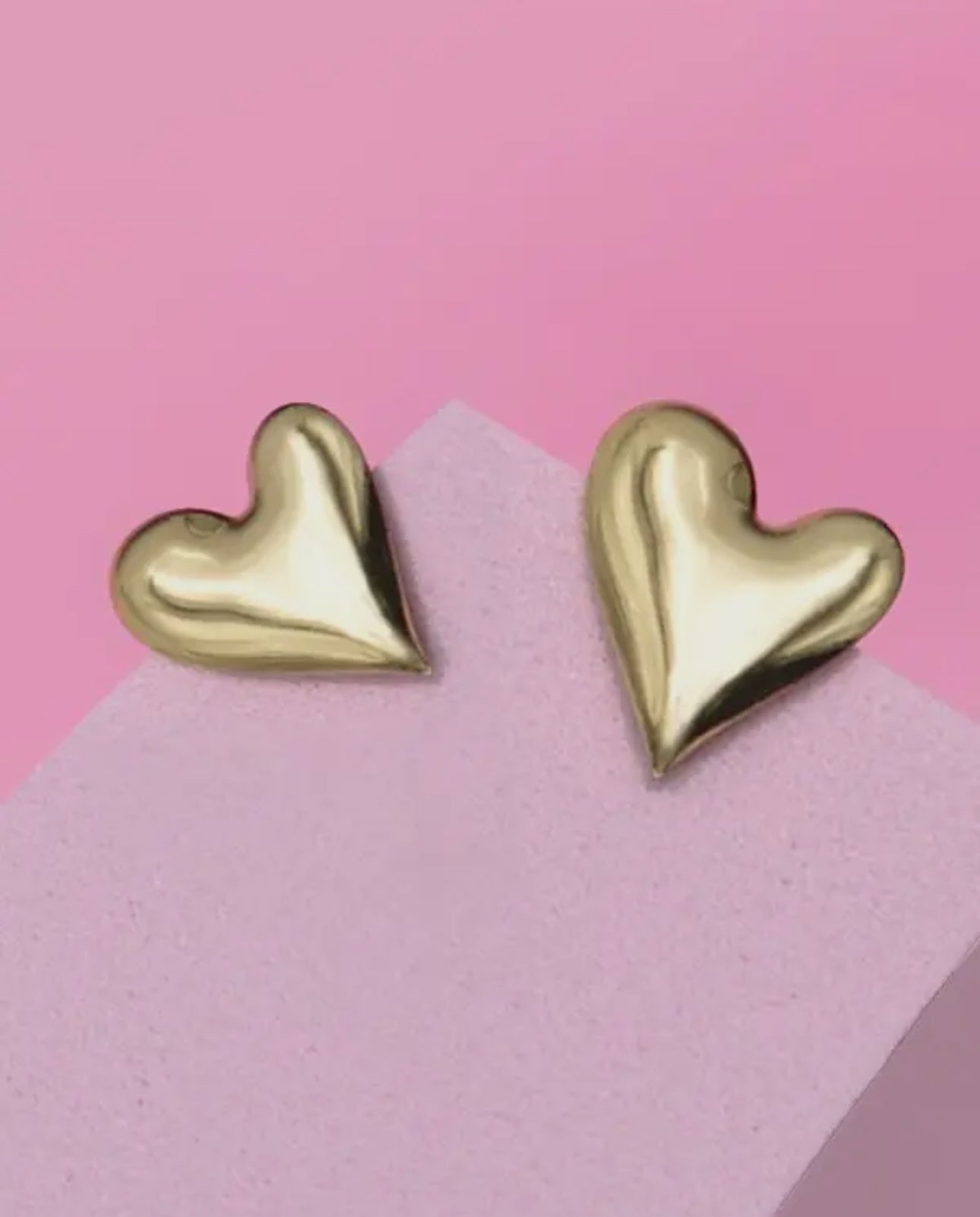 Heart Stud Earrings