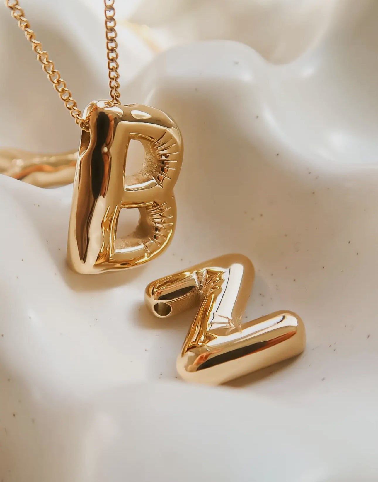Balloon Initial Necklace