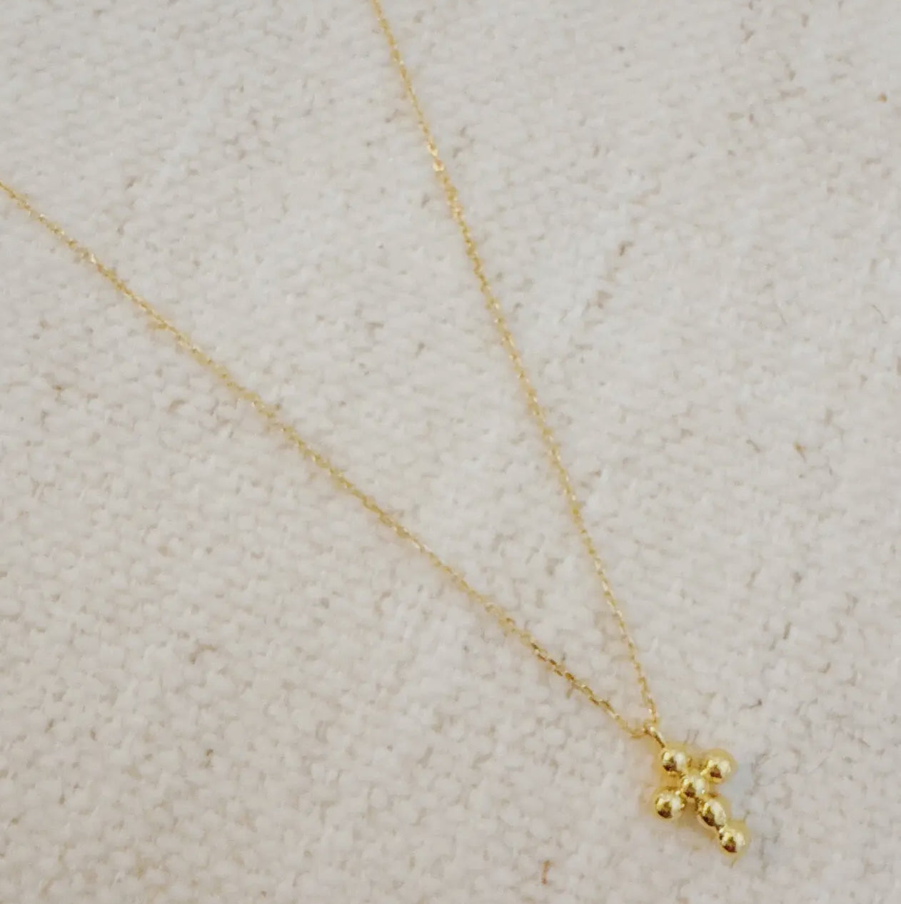 Dot Cross Necklace