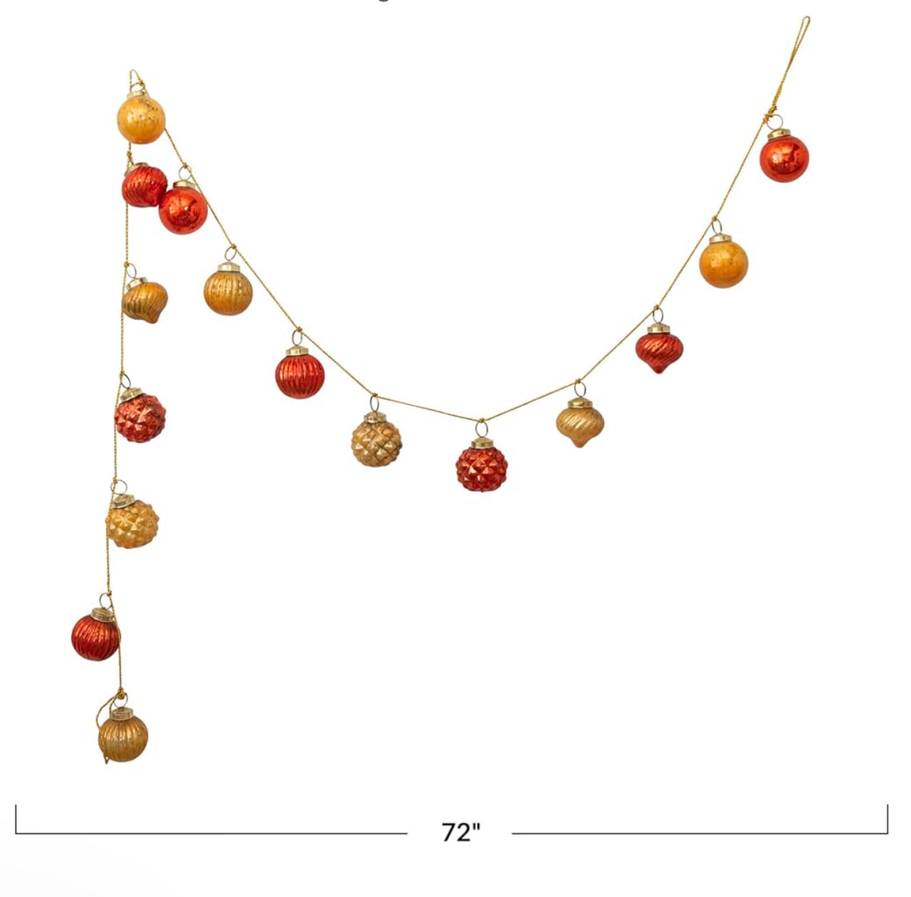 Mercury Glass Garland