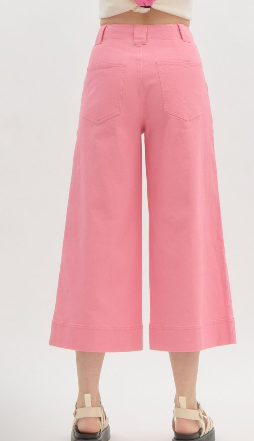 Wide Leg Crop Pants