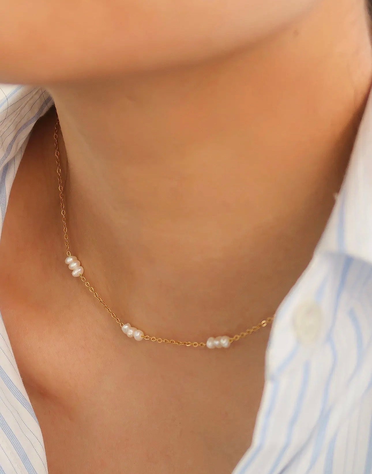 Pearl Dash Necklace