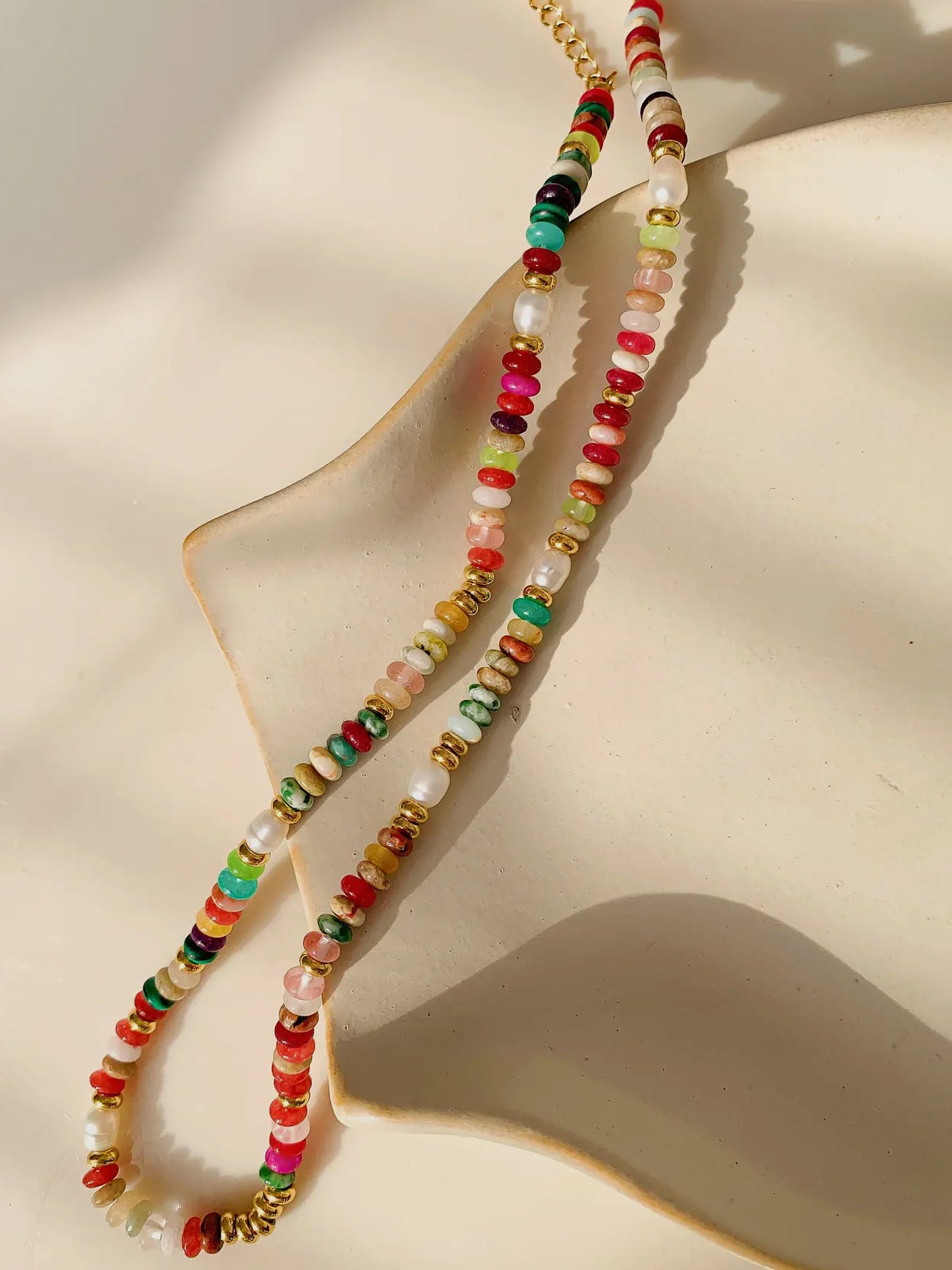 Boho Beaded Necklace