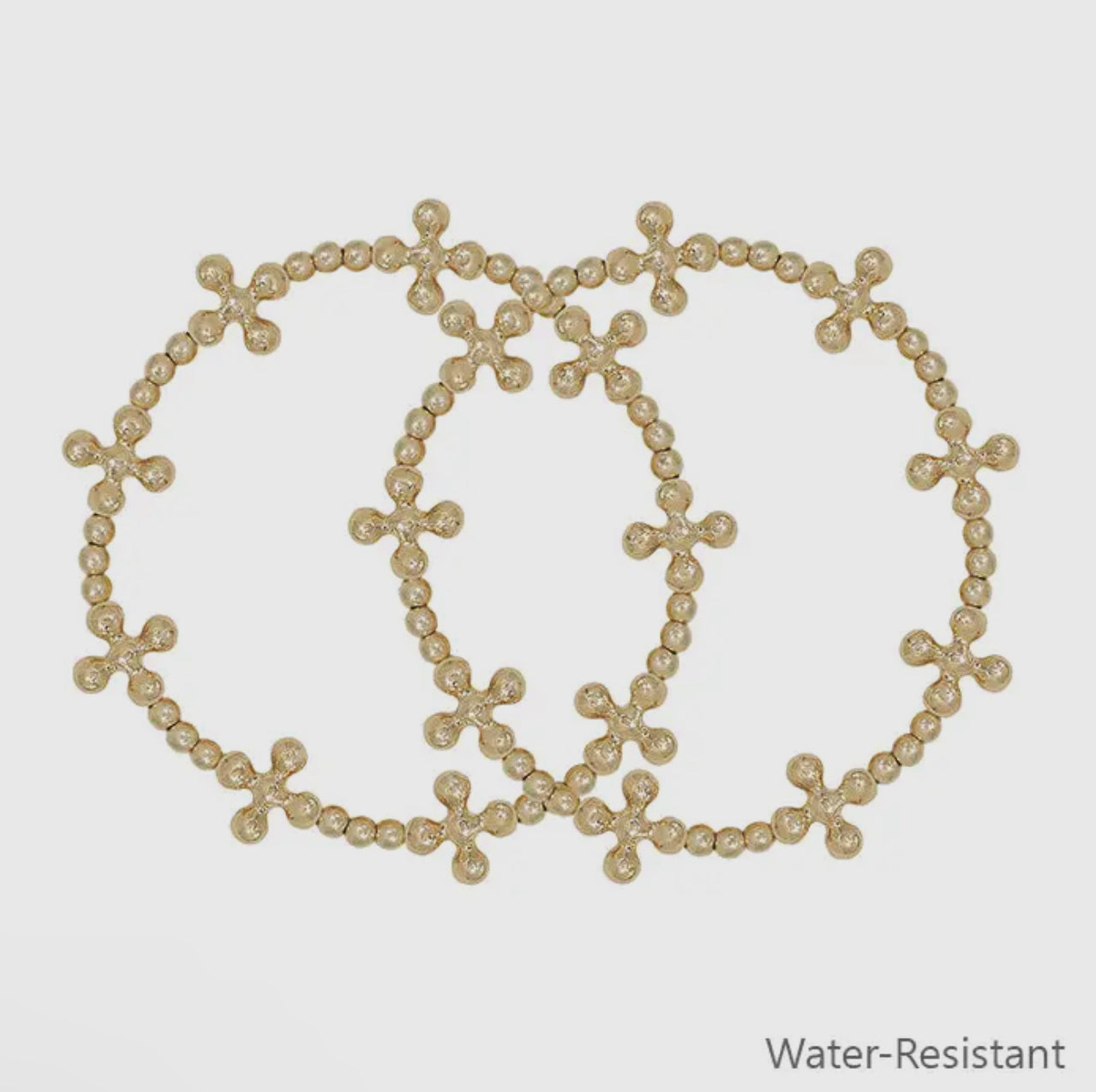Beaded Cross Bracelet