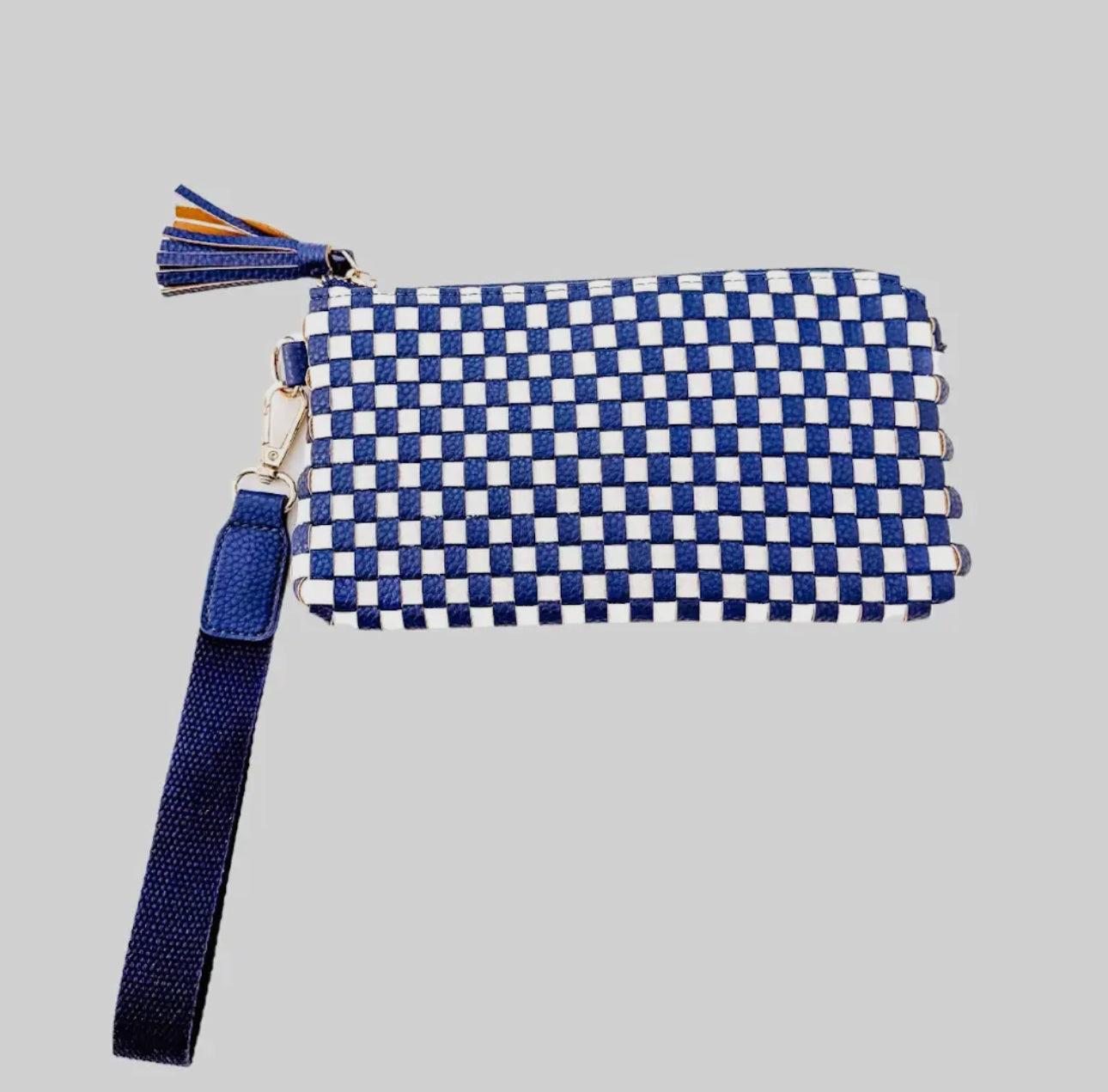 Emma Woven Clutch Wristlet