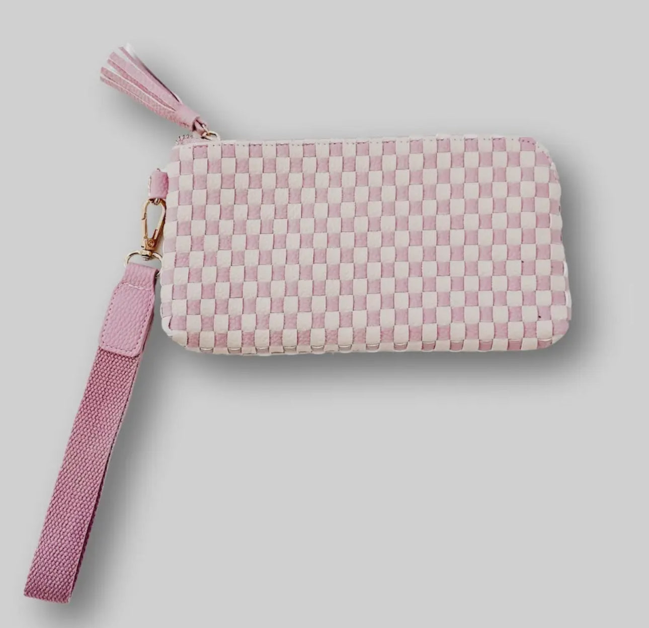 Emma Woven Clutch Wristlet