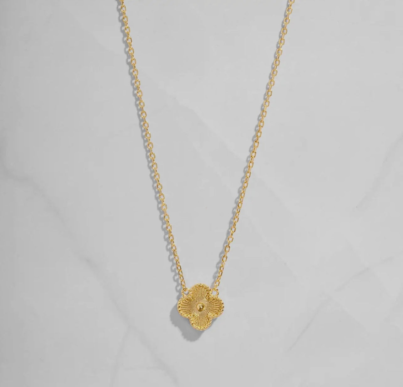 Gold Clover Necklace