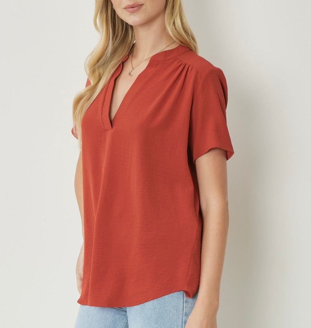 Kori Blouse- Rust