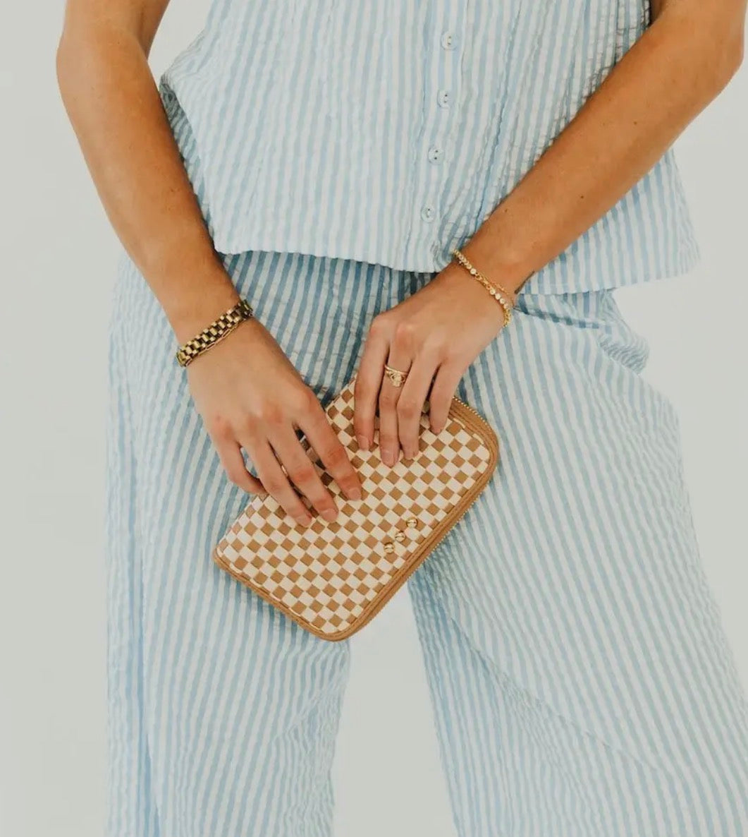 Lenny Zip Woven Wallet