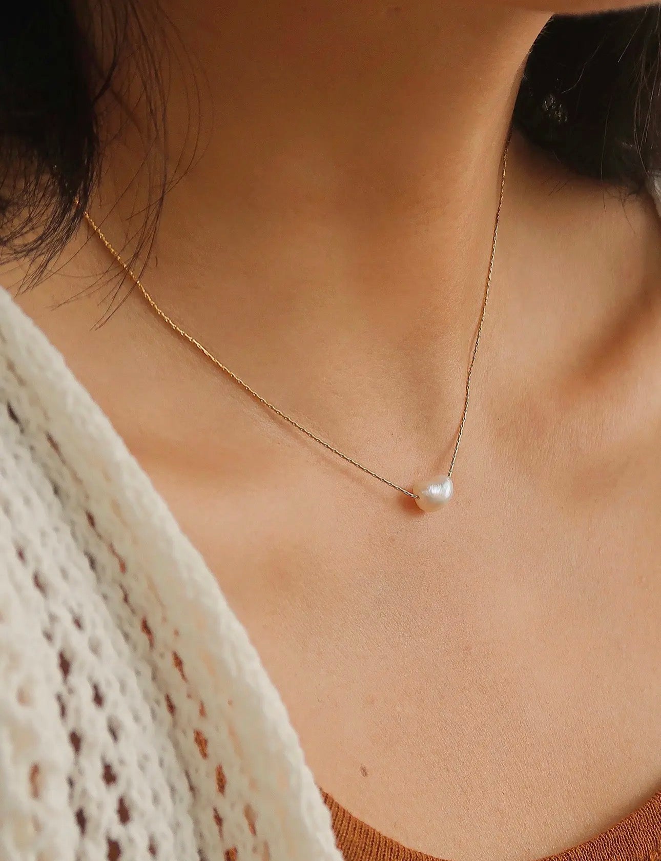 Fresh Pearl Necklace