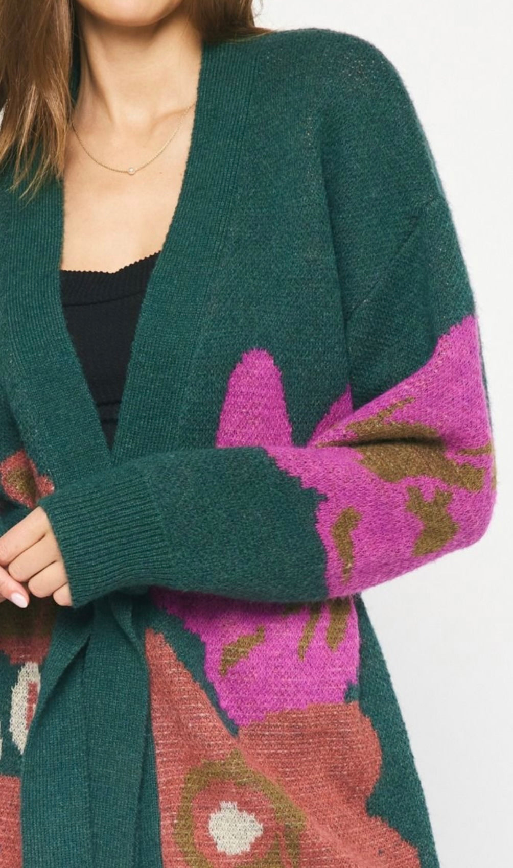 Moira Cardigan- Green