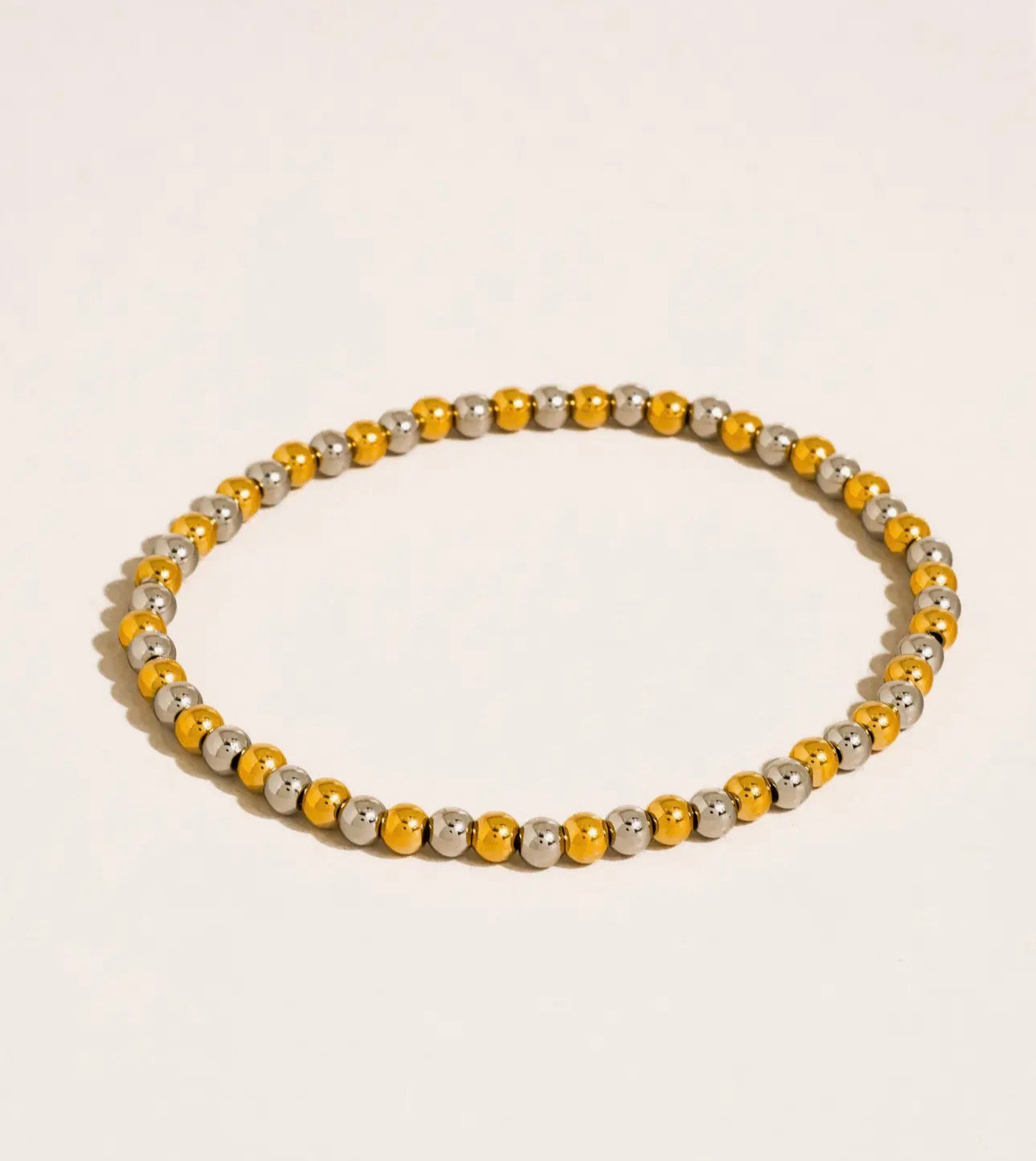 Two Toned Beaded Bracelet