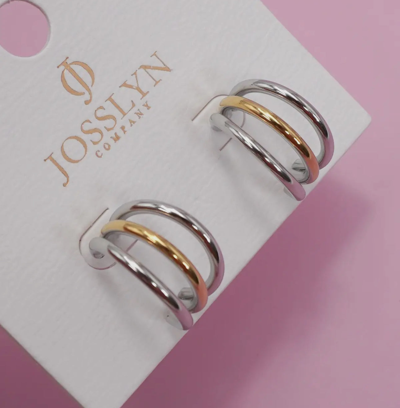Triple Hoop Earring