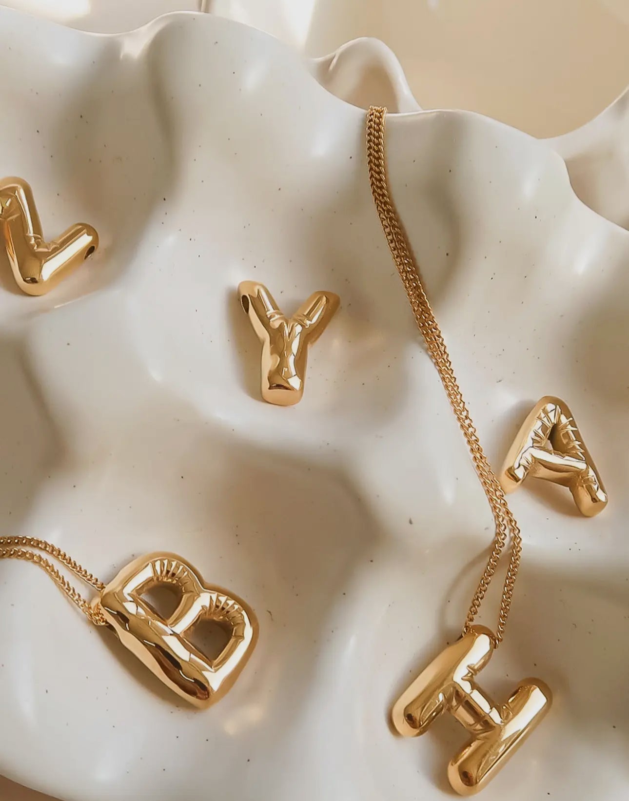 Balloon Initial Necklace