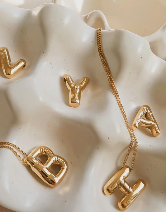Balloon Initial Necklace