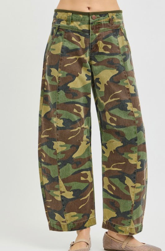 Camo Barrel Pants