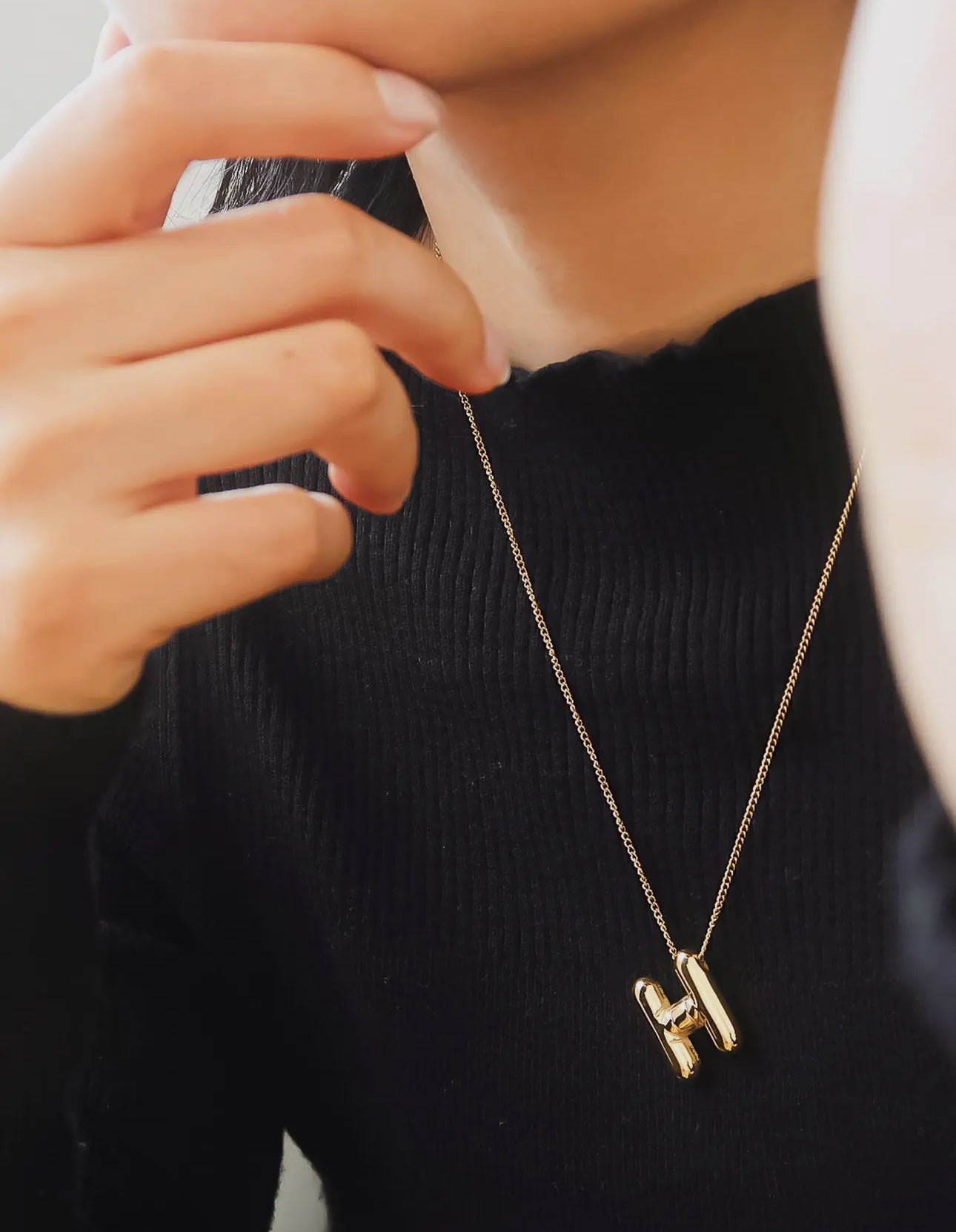 Balloon Initial Necklace