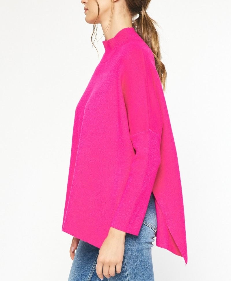 Susie Sweater- HotPink