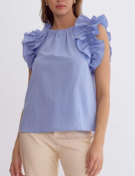 Trinity Blouse- Blue