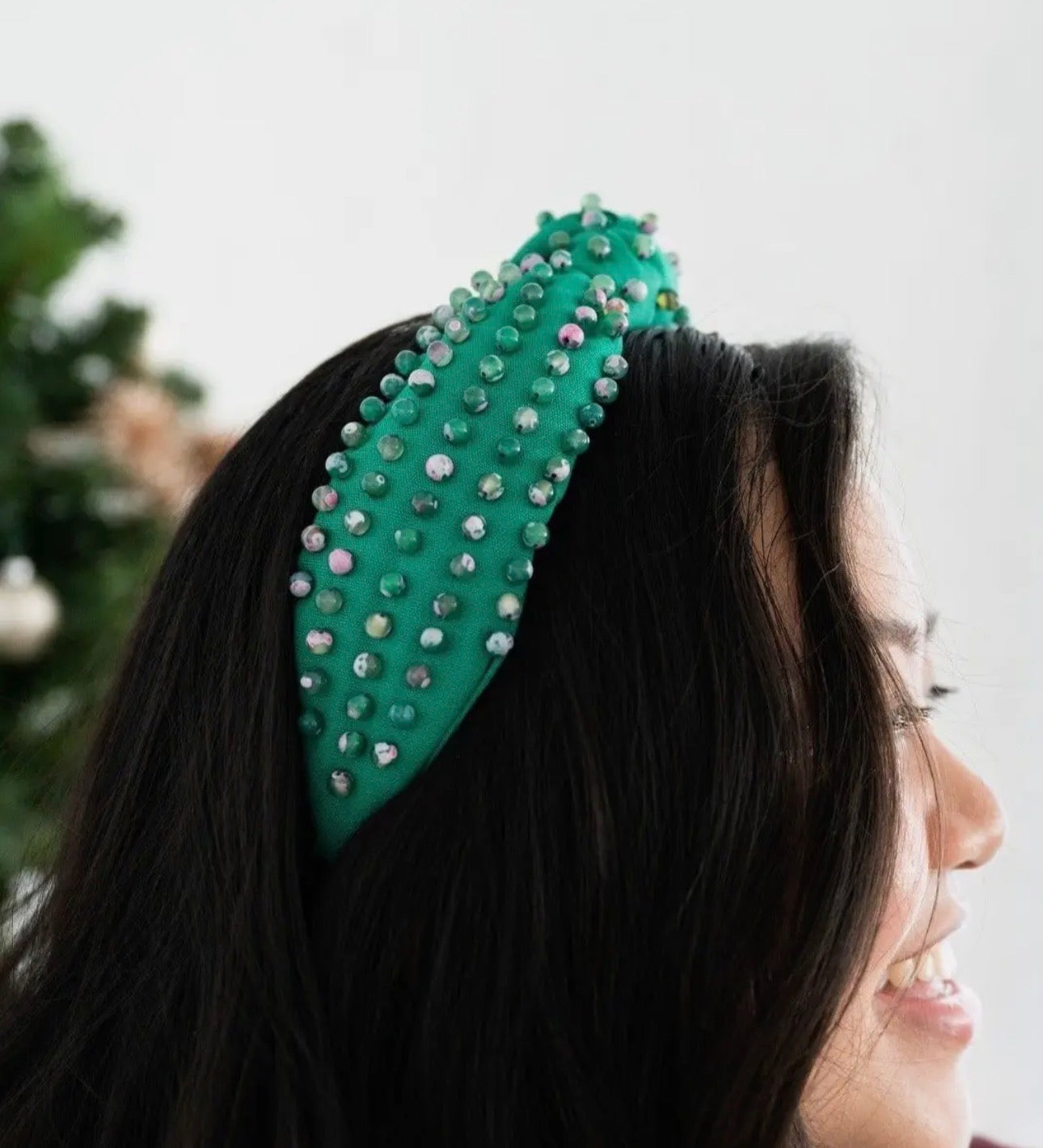 Agate Beaded Headband