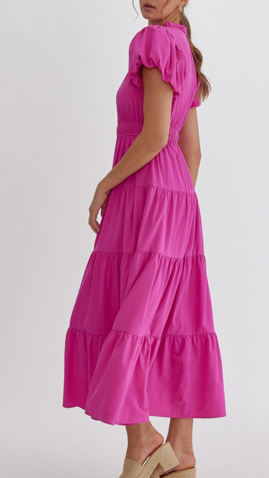 Ashton Dress- Magenta