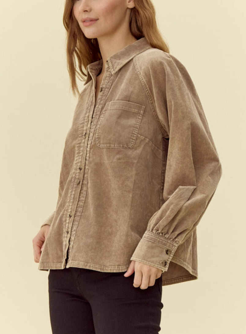 Cordy Button Down