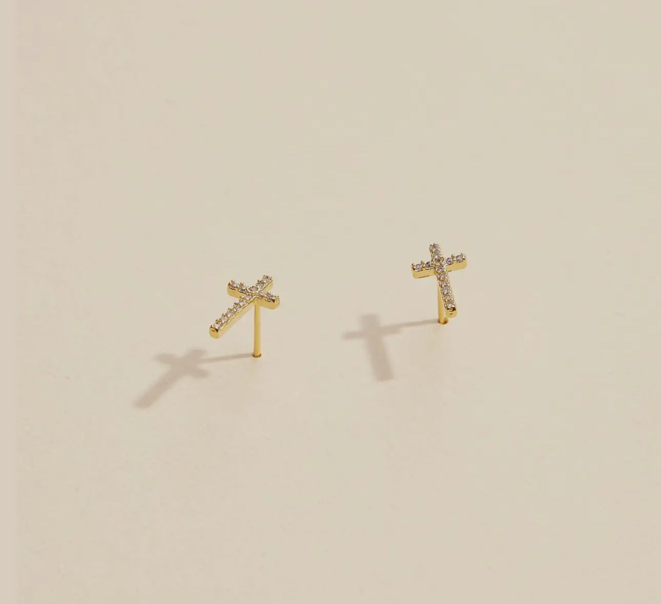 Cross Stud Earring