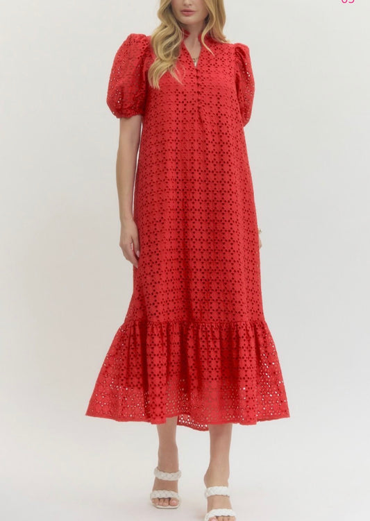 Eyelet Dress