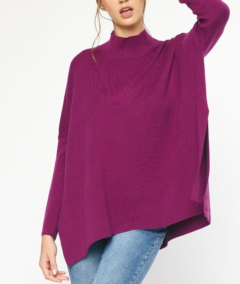 Susie Sweater- Plum