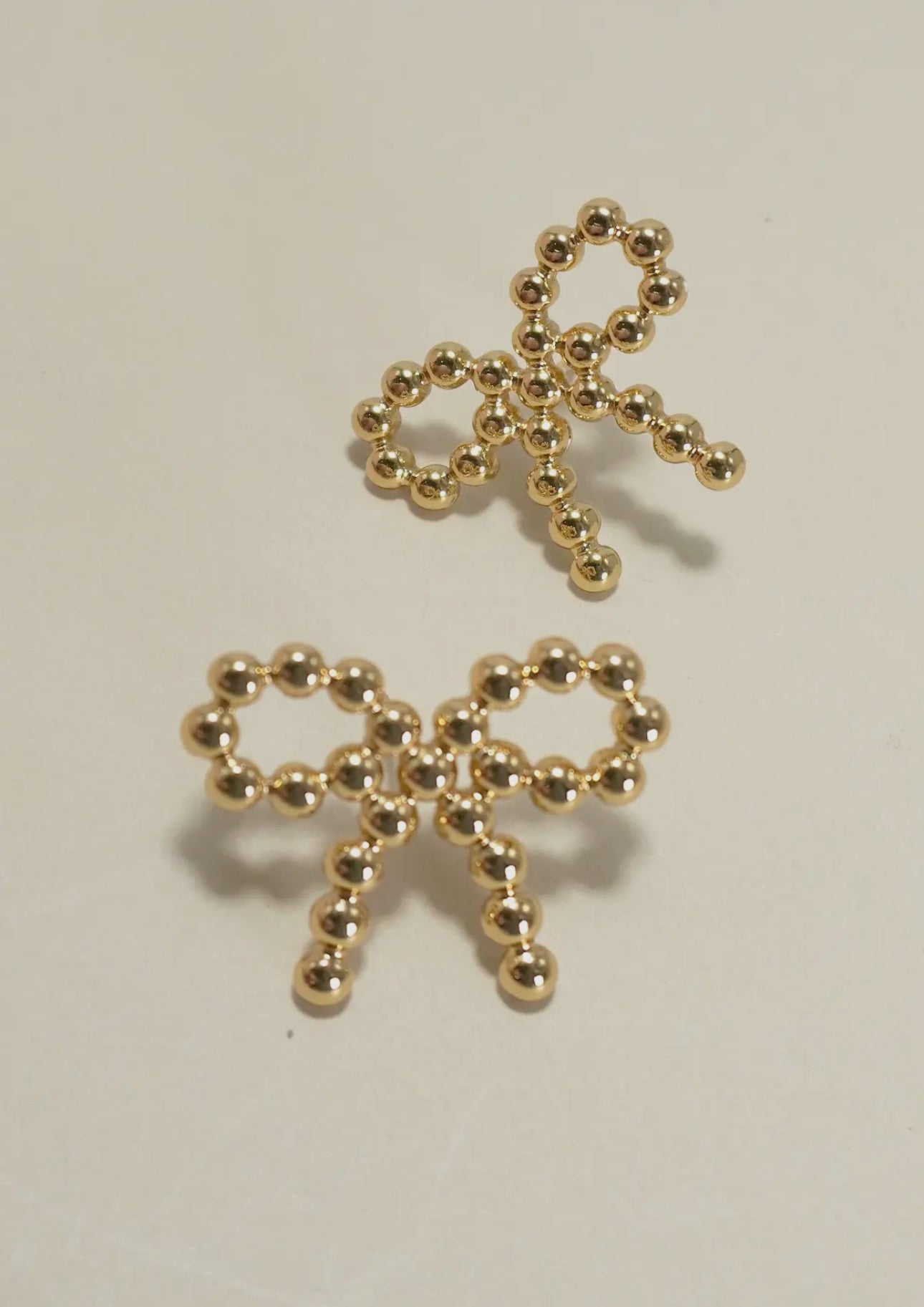 Beaded Bow Earrings