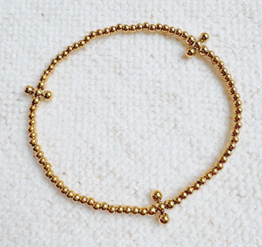 Dottie Cross Bracelet