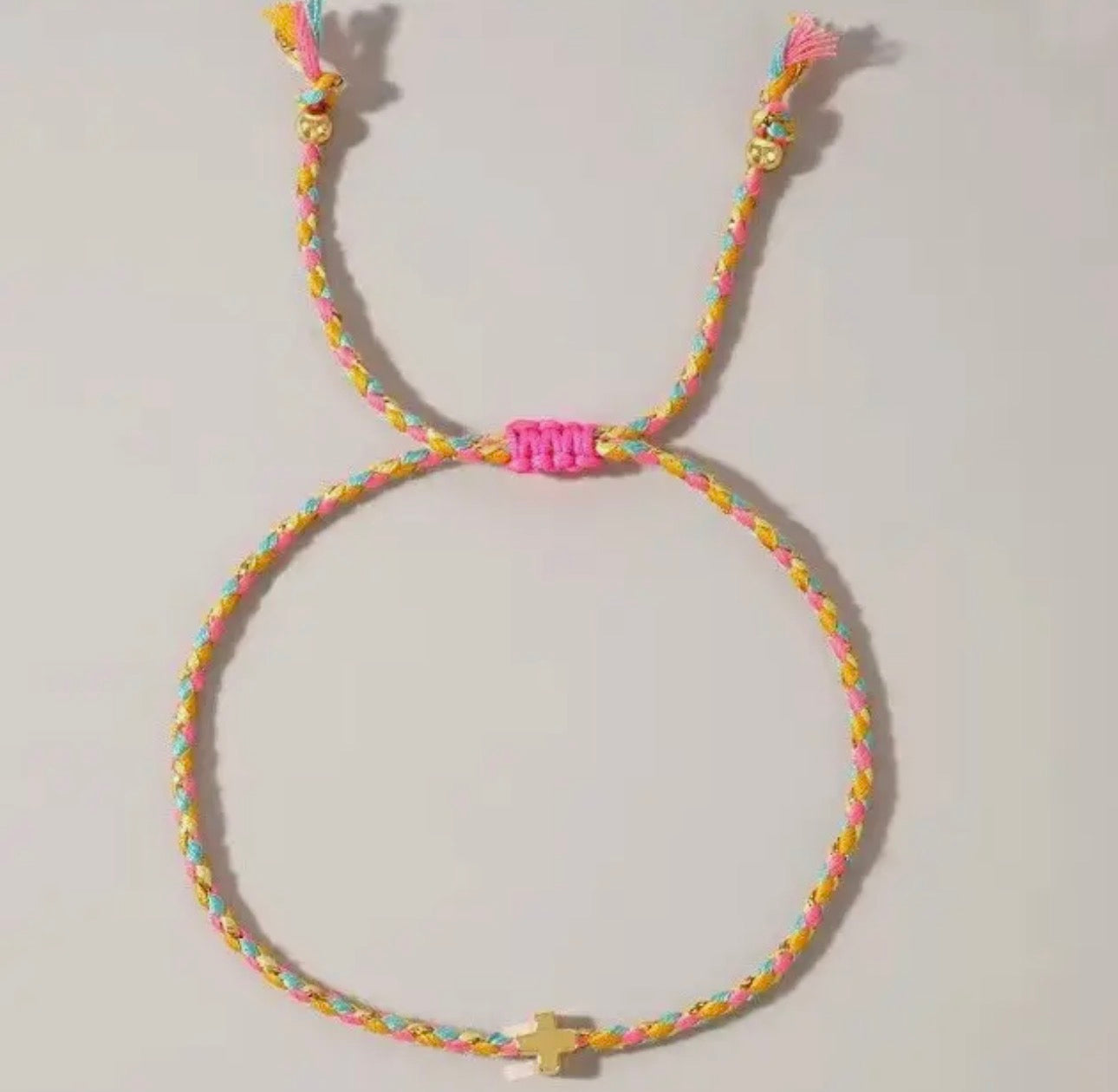 Rope Cross Bracelet