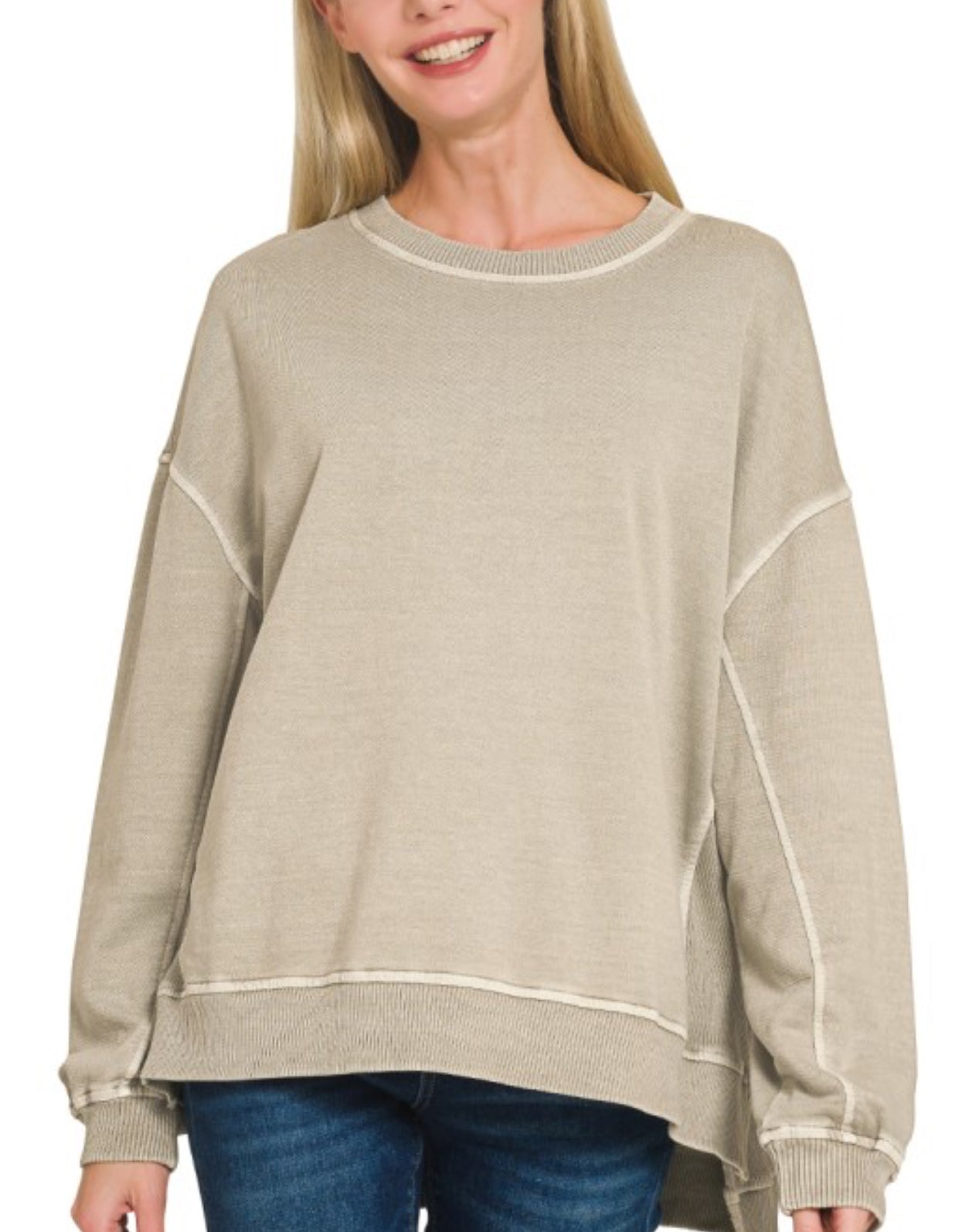 Textured Pullover