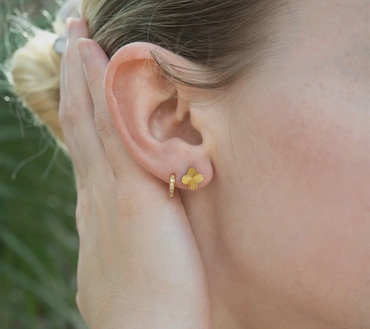 Tiny Clover Studs