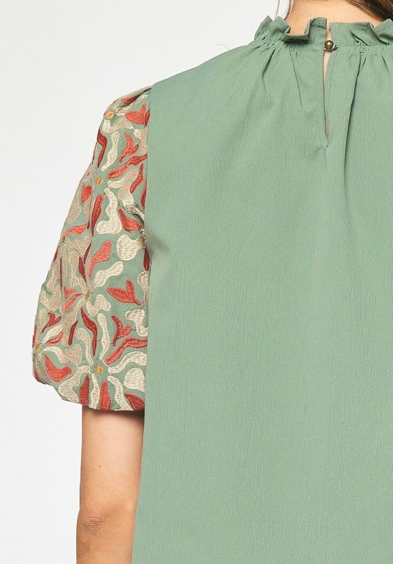 Alexis Blouse- Sage